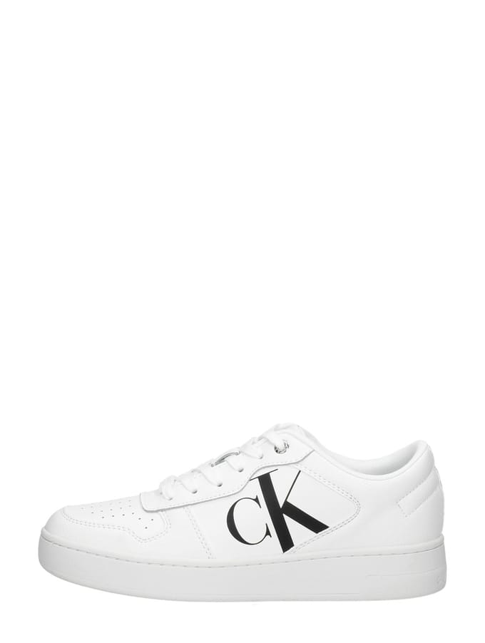 Calvin Klein - Cupsole Laceup Basket Low Lth Wit 37