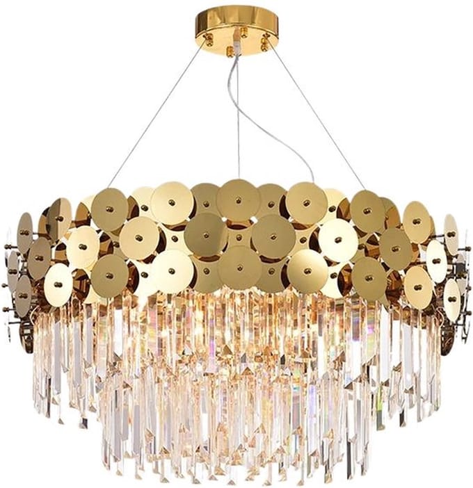 Toolight App1473-Cp Hanglamp Goud 60X60X38Cm