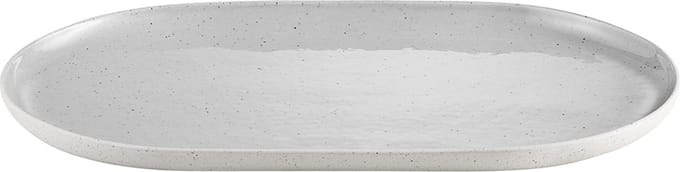 Sablo Cloud Serveerbord | Lichtgrijs / Beige | Stoneware