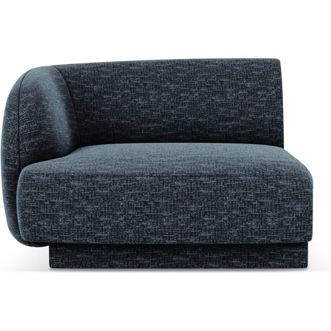 Modulair hoekelement Miley links chenille | Micadoni Limited Edition