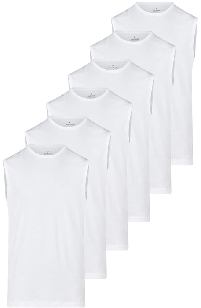 RAGMAN Heren onderhemd 6 pack Basic