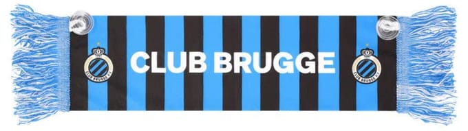 Club Brugge mini auto sjaal Strepen