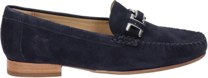 Sioux - CAMBRIA - Instappers - Kleur: Blauw - Maat: 41