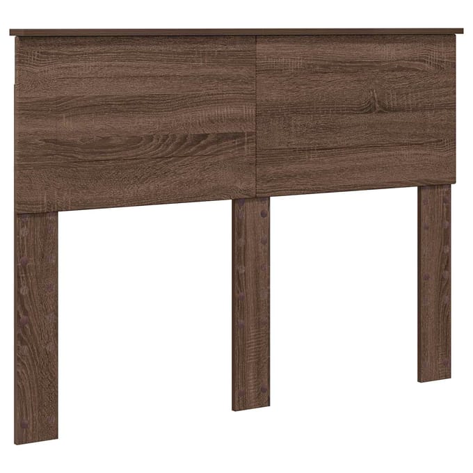 vidaXL Hoofdbord Bruin Eiken Bewerkt hout