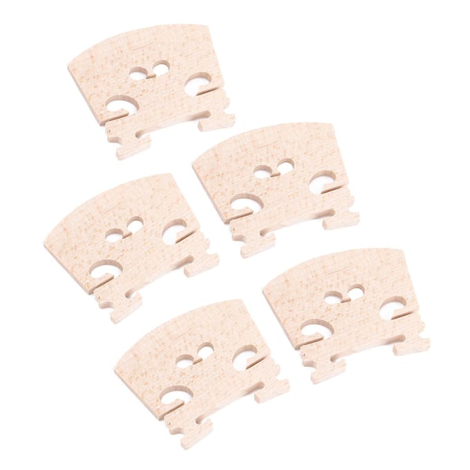 5 Stuks Esdoornhout Vioolkammen Onderdelen Instrument Fitting Accessoire voor 4/4 Maat Viool beige