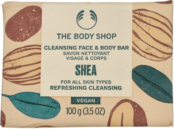 Shea Cleansing Face & Body Bar - Tuhé Mýdlo Na Obličej + Tělo