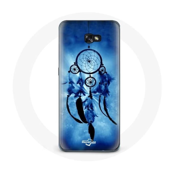 Hoesje - Samsung - Galaxy A3 2017 - Dromenvanger - Flexibel - Synthetische bescherming blauw