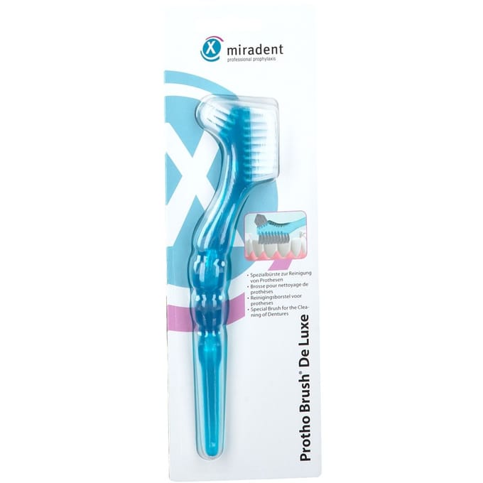 Miradent Proto Brush® De Luxe Protheseborstel tandenborstel voor kunstgebit