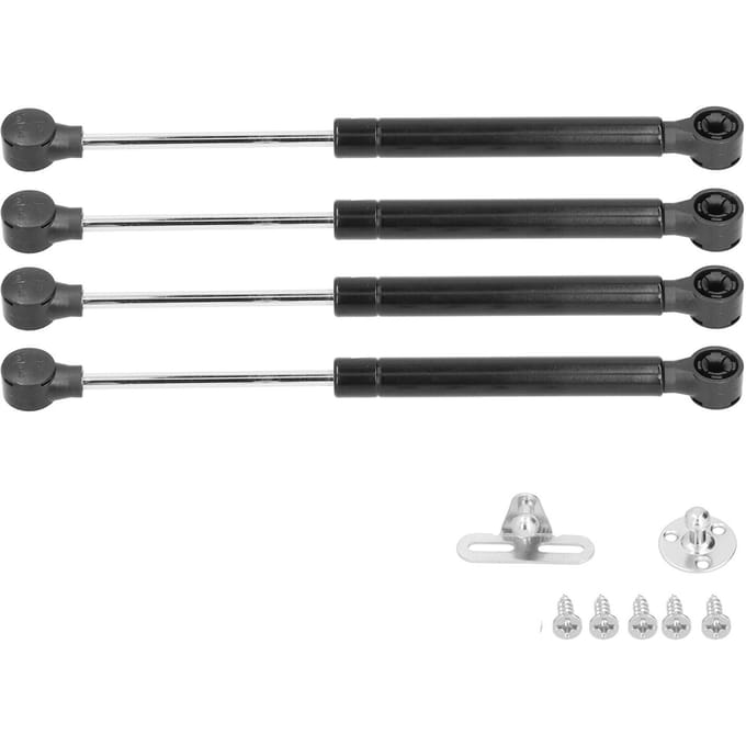 4Set Kastdeur Liftsteun Aluminiumlegering 80N Gasveer Poot Gasveer Steunstang