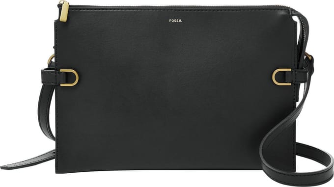 FOSSIL Schoudertas Kier Crossbody Bag Black Zwart