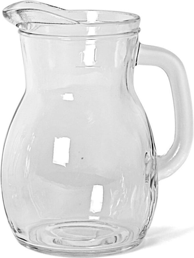 Bormioli Rocco sapkan/waterkan/karaf - glas - 1000 ml - transparant - schenkkannen
