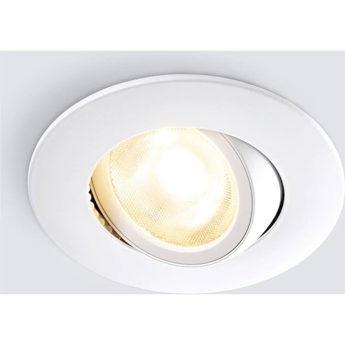 Heitronic LED plafond inbouwspot DL8002, zwenkbaar, 38°