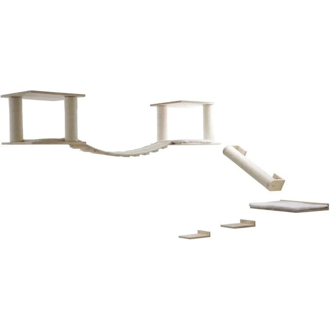 Kerbl Huisdier Kattenspeeltuin Top X Set van 7 kattenonderdelen