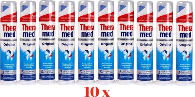 Theramed Original - Tandpasta 10 x 100 ml - 4015100185294