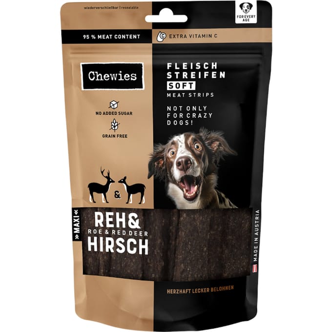 Chewies Vleesrepen - Reeën en herten 150 g