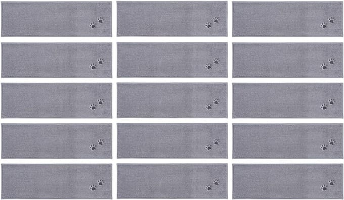 White-Label® Trapmatten Set - Zelfklevend - Grijs