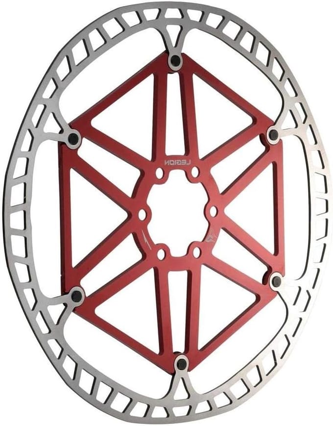 Fiets remschijf - Fiets accessoire - Fietsen onderhoud - Drijvend ontwerp - 160 mm - Rood