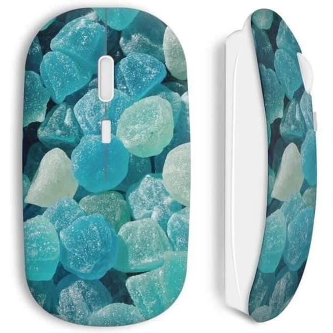 Souris Sans Fil Bonbons bleus