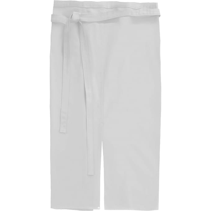 CG Workwear Milano schort met split aan de voorkant (Wit)