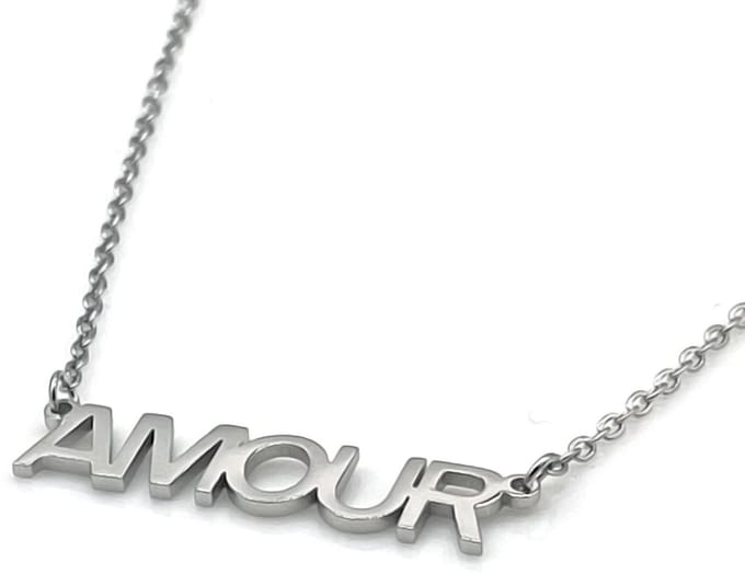 Ketting AMOUR - RVS - 40-45 cm