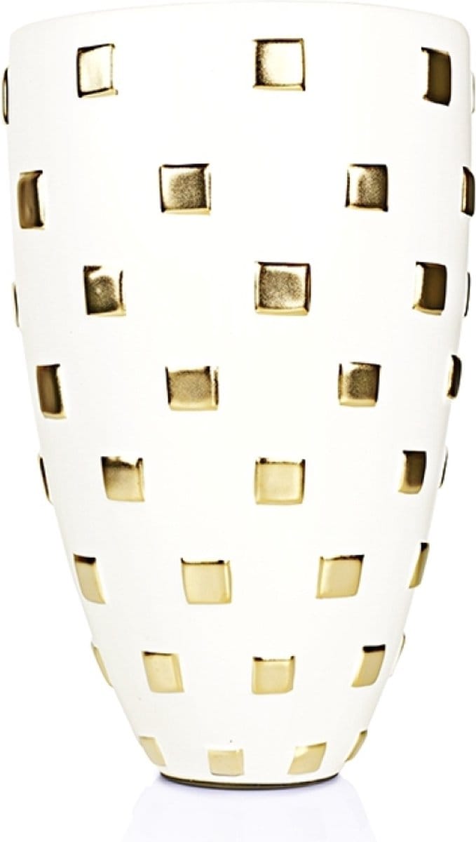 OHNO - Woonaccessoires - Ademas Vaas - Wit