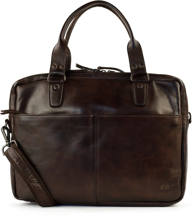 Bear Design Teun Laptoptas -14 inch - Bruin