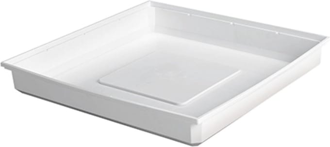 Sencys Wasmachine Lekbak - 70x70x10cm - Wit