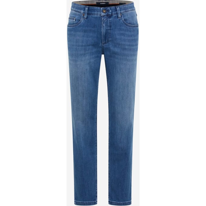 Eurex Heren Jeans  Style LUKE BLUE STONE, denim blauw regular, maat 40/32