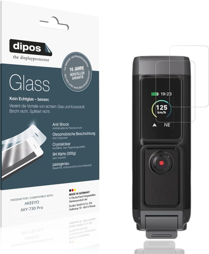 dipos – 2x Pantserfolie geschikt voor AKEEYO AKY-730 Pro | 9H Screenprotector