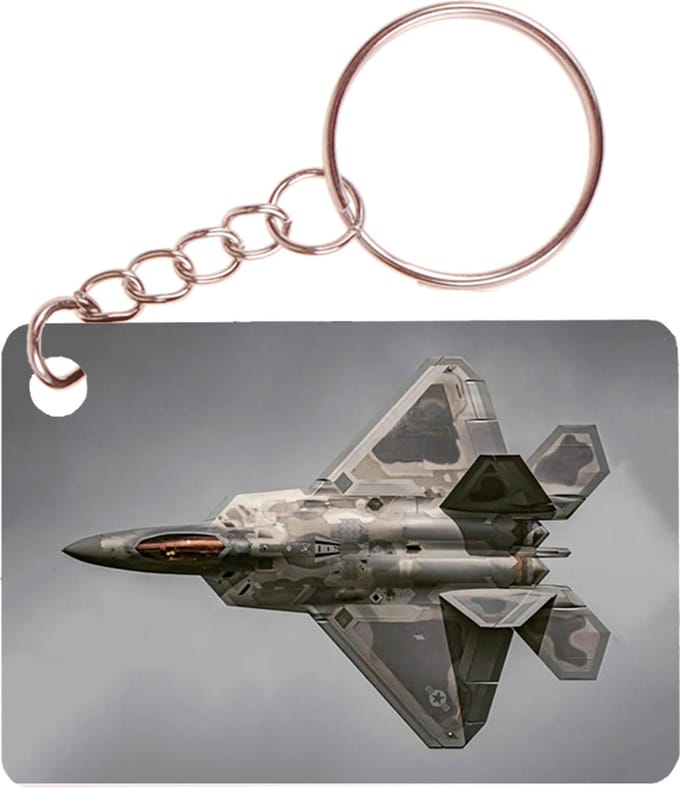 Sleutelhanger 6x4cm - F-22 Raptor - US Airforce