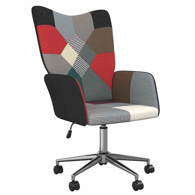 vidaXL - Relaxstoel - patchwork - stof