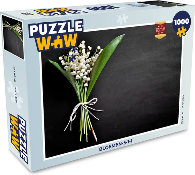 Puzzel bloemen-5-1-1 - Legpuzzel - Puzzel 1000 stukjes volwassenen