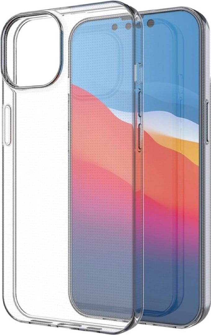 Casecentive - Silicone Case - iPhone 15 Pro Max - Transparant