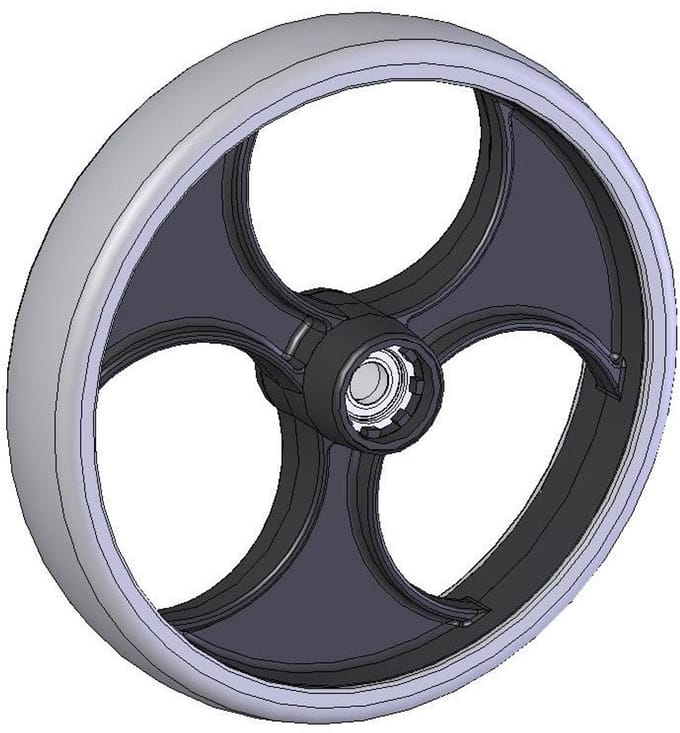 Topro - Voorwiel, per stuk Topro Troja Classic / Neuro
