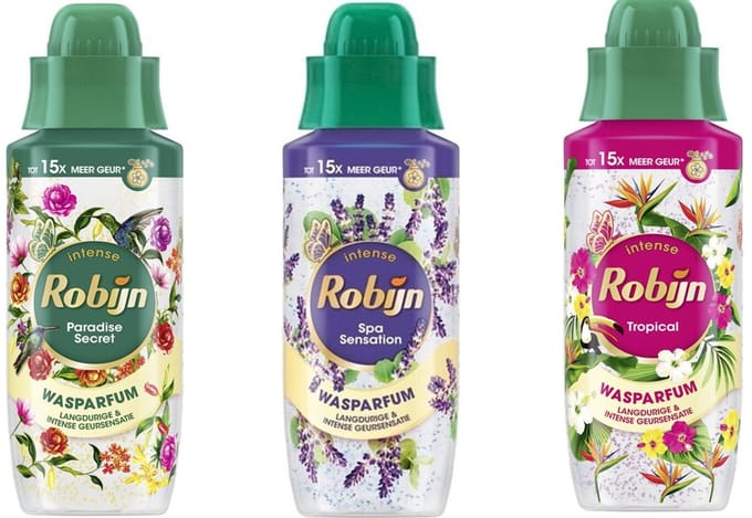 Robijn Wasparfum Try Out - Tropical / Spa Sensation / Paradise Secret