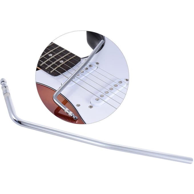 Whammy Bar Style d'insertion directe pour guitare électrique Tremolo Bridge Argent white