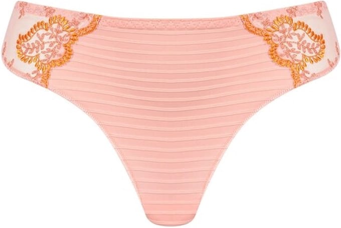 Louisa Bracq - Slip "Elise" - Tropical Tea - Maat 40