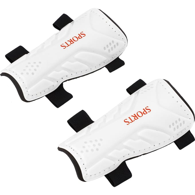 Voetbal Scheenbeschermers Bescherming Sport Voetbal Beschermende Beenbeschermer Trainingspads voor Kinderen wit