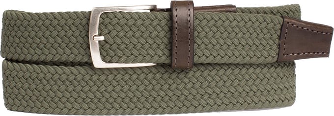 Presly & Sun Heren - Elastische riem - Groen - 85cm