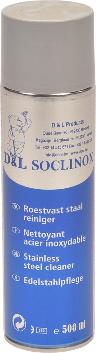 D&L Roestvast Staal Reiniger - 500ml