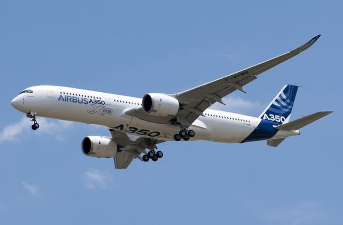 Zvezda Modelbouwpakket Militaire voertuigen - 7039 Airbus A 350-900 Plane Plastic - 1:144 - Modelbouw