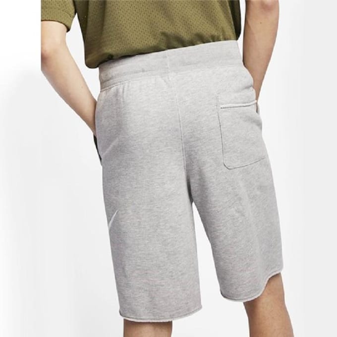 Nike Sportswear Losse Hardloopshorts Heren Onderkleding Grijs AR2376-064 M white