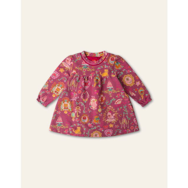 Oilily Damour Jurk- maat116/6yr Rood Violet