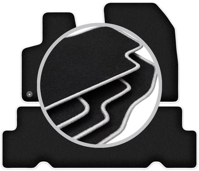 CARLUX-SILVER automatten voor: Citroen C4 Grand Spacetourer 5-zits (2013-2021)