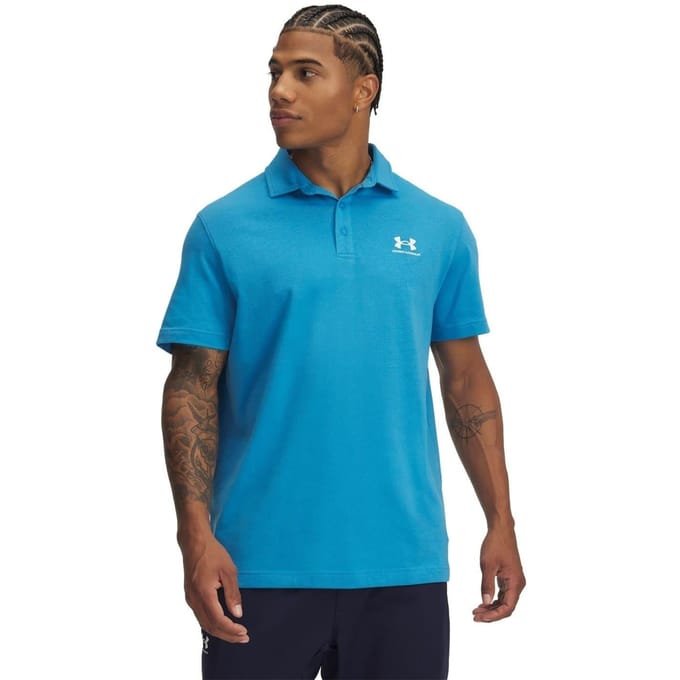 Under Armour Performance Icon-poloshirt voor heren (Blauw)
