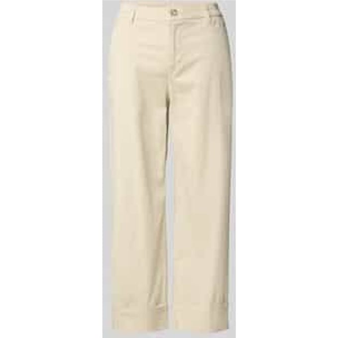 Wide leg culotte van katoenmix