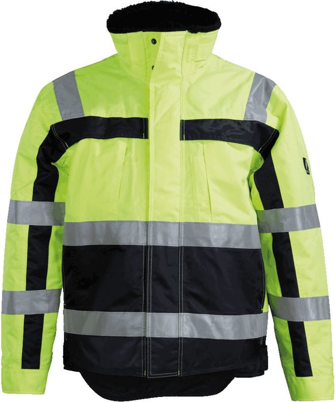 MASCOT pilotenjas Teresina, EN 471/343, geel/marine, polyester, maat S