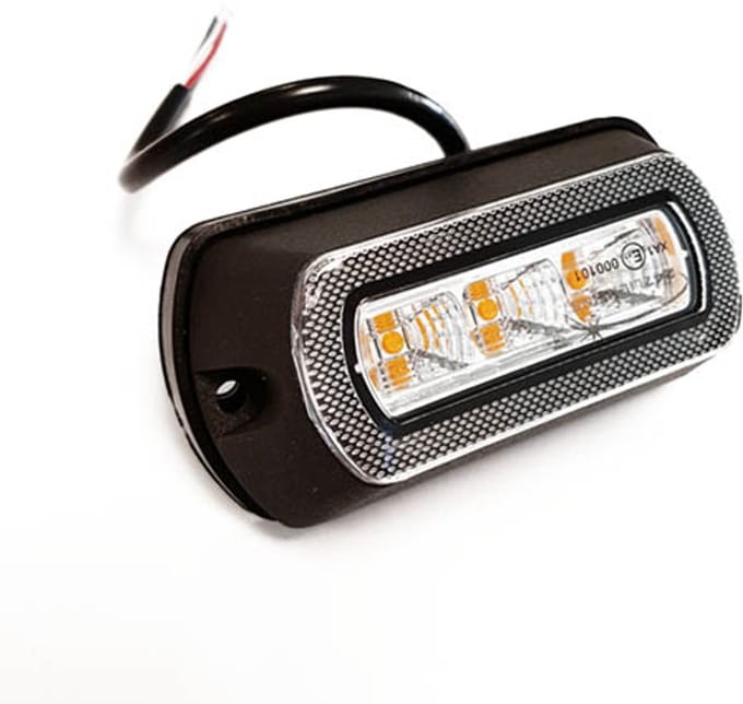 LED strobe lamp oranje 91x48mm - 10/30V