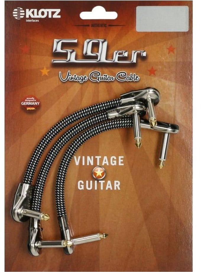 Klotz VINPAN0015 Pedal Patcher 0,15m - Stereo patch kabel