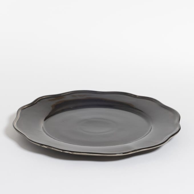 The Table Amsterdam Attic Onderbord - Ø 30 cm - Liquorice - Zwart